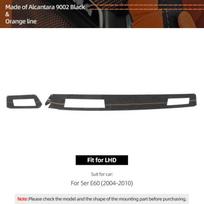 For BMW E60 Series 5 Made of Alcantara Dashboard Panel Instrument Trim Strip Performance Sticker Car Interior Tuning Accessories