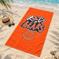 Chicago Bears Microfiber Beach Towel Quick Dry Sand Free Lightweight Beach Towels for Travel Swimming Camping 70cmx140cm(27x55inch)