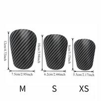 1Pair Mini Carbon Fiber Soccer Shin Guards Ultra Light Shin Protector Football Training Protective Gear 1 1pair S