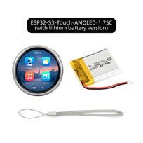ESP32-S3 1.75 Inch Round AMOLED Touch Screen Development Board with CNC Aluminum Alloy Case Type-C Interface for AI Prototyping