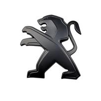 ABS Automobilio Priekinės Galinės Logotipo Emblemos Lipdukai Peugeot 2008 3008 2021 2022 2023 Automobilio Grotelių Bagažinės Ženkliuko Dangtelis Išorės Dekoracija 10.3x11CM juoda