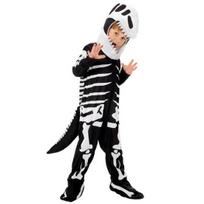 Vaikų skeleto kostiumas Helovino skeletas tiulio sijonas / dinozauro kombinezonas / kaulų kombinezonas apranga berniukams mergaitėms persirengimui M A white