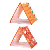 Yousheng Gingerbread Christmas Tent for Kids 45  x 33  Brown Christmas Sleepover Tent Gingerbread House Play Tent for Home Indoor Xmas Holiday Party beige
