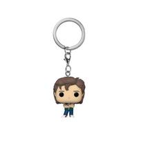 Pocket Keychain Eleven Barb Robin Steve Dustin Vinyl Figure Key Ring Model Toys gray