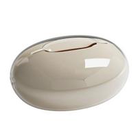 Oval Magnetic Tissue Box Cover Modern Box Holder Magnetic Double-Layer Plastic Tissue Tissue Holder Closure for Home Dining balta