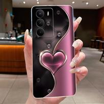 Silikoninis dėklas, skirtas Realme P3 Lite, su gražiais gėlių ir drugelių raštais, apsauginis TPU minkštas galinis dangtelis, Fundas, skirtas Realme P3 Lite 4G telefono dėklui realme P3 Lite gray