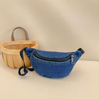 Children'S Mini Waist Bag Denim Fanny Pack For Kids Chest Belt Bag Boys Girls Banana Pillow Baby Waist Pack beige