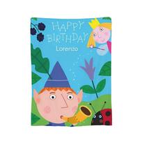 Cartoon B-Ben And H-Holly Blankets Velvet Multi-function Lightweight Throw Blanket for Bed Bedroom Bedding Throws Size: 75*100cm, Weight: 230 GSM