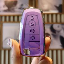 High-End Ford Car Key Cover for Escort, Mondeo, Focus, Edge, Escape, Explorer pink