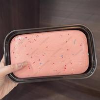 Butter Ice Cream Sticky Box Cake Squishy Slow Rebound Squeeze Toy Stress Relief Hand Relax Fidget Present gray