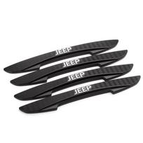 4 vnt. Automobilio durų anti-susidūrimo lipdukai Galinio vaizdo veidrodėlio buferio juostelės Jeep Renegade Grand cherokee Wrangler Trail Hawk Rubicon