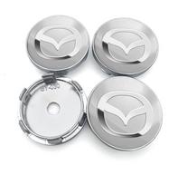 4 vnt. 60 mm automobilio ratlankio centrinis dangtelis, ratlankio apdaila, emblemos lipdukai Mazda 2 3 4 5 6 7 8 ATENZA Axela 5 6 323 626 MS RX8 CX6 5 4 MX3