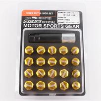 17HEX Rays Volk Steel Racing Car Wheel Rims Lock Lug Nuts Extended Tuner Nut 20pcs/set M12x1.25 auksas