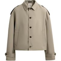 ZARA Jackets Unisex Green Lapel Moderate 4351017-514 XL(185/104A) beige