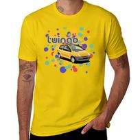 New model Fashionable and Innovative New Mk  Twingo spotty design TShirt quick drying shirt new edition t shirt funny M yellow