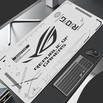 Rog Game Player Mouse Pad Large Computer Office Game Table Mats Rubber AntiSlip Stitched Edge Keyboard Mats 90x40 Xl Desk Pads 800x300x3mm