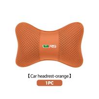 Car Neck Headrest Cervical Lumbar EP8 Pillow Support Back Pad For Skoda Superb Derivative Karoq Kamiq MK3 Fabia Rapid Favorit brown