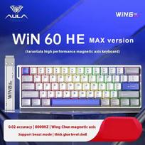 AULA WIN68 HE WIN60 MAX Ver Keyboard W/ PBT Keycaps Hot-Swap E-sports Chip RT Esports Game 65% Wired 8 RGB Backlit Keyboards
