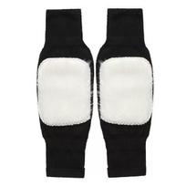 Cold-proof Thick Knee Protector Elastic Winter Knee Brace Universal Thermal Leg Warmers  Arthritis White white