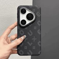 Kevlar Magnetic Case For Huawei Pura 90 Pro Max BXU Letters Aramid Carbon Fiber Metal Lens Phone Cover Hard Shell P90 Pro Max HUAWEI Pura 90 Pro