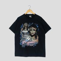 Vintage Y2K Beyoncé B’Day Album Promo US Tour Rap Style T-Shirt Size L 140 black