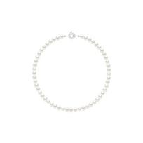Necklace - Pearls & Colors - Prestige - Semi-Baroque Freshwater Cultured Pearl - White Pearl - AAA+ Quality - Woman
