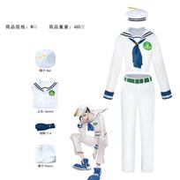 JoJo's Bizarre Adventure cos Clothing, Part 8: Dongfang Dingzhu cosplay Anime costumes for Halloween performances XL white