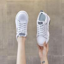 Aukštį didinantys batai Moterims Pakylantys batai Moterims Platformos Dizainerio Moteriški Vulkanizuoti Batai Pleištiniai Sportbačiai Zapatillas 38 gray