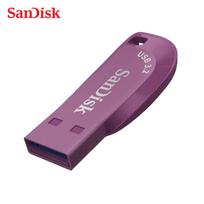Sandisk USB 3.2 Pendrive 128GB 64GB 32GB 256GB USB Flash Drive 32 64 128 originalus Ultra Shift usb stick Pen Drive USB Flash Stick Disk on Key Memory ·32GB violetinė