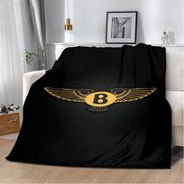 Prabangaus automobilio B-Bentleys spausdintas pledas Pledas iškylai Šiltas pledas Švelnus ir patogus pledas Namams Kelionėms Gimtadienio dovana 30x40in