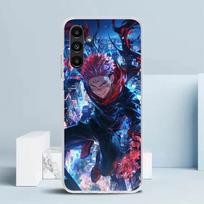 Kaisen J-Jujutsu Itadori Yuji Phone Case For Samsung Galaxy A17 A37 A57 A16 A15 A14 A13 A56 A55 A54 A53 A36 A35 A34 A33 A26 A25 Samsung A14 blue