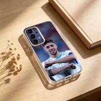 Football Fan f-Federico v-Valverde phone Case For Samsung S25,24,21,22,23,30,Ultra,20,Plus,Fe,Lite,Note Transparent Cover Samsung S24 blue