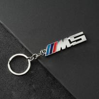 Naujas 3D metalinis automobilio emblemos raktų pakabukas Raktų pakabukai Raktų laikiklis BMW M3 M5 M Power Automobilio modifikavimo priedai Madinga dovana lcmn88 black