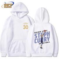 2025 Stephen Curry Double-sided Printed Adult Hoodie Loose Large Size Sports Sweatshirt Casual Top for Men and Women Hoodie XXL white