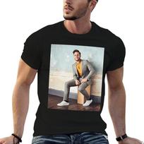 Olly Murs Smile T-Shirt Casual Soft Cotton Short Sleeve Tee XS black