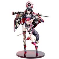 New 25cm Blue Archive Figure Kosaka Wakamo Anime Fox Girl Pvc Action Figure Toy Statue Game Adult Collection Model Doll Gifts without box black