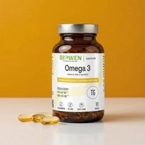BIOWEN Omega 3 - 660 mg EPA, 440 mg DHA food supplement for humans 90 capsules