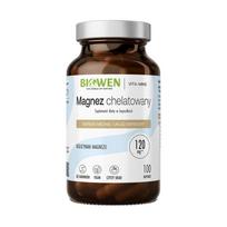 BIOWEN Chelated Magnesium Bisglycinate food supplement for humans 100 capsules