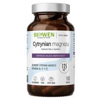 BIOWEN Magnesium Citrate food supplement for humans 100 capsules