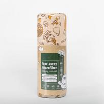 Tearable Microfiber Cleaning Cloth Roll Reusable With Cute Prints For Kitchen Wiping Home Use A20 beige