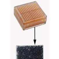 2Pcs Silica Gel Moisture Absorber Box Reusable Dehumidifier for Wardrobe Closet Camera Bag Humid Days Microwave Regenerable oranžinė