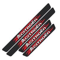 Automobilio durų slenksčio apsauginės lipdukai Citroen C2 C3 C4 C4L DS4 DS5 DS6 Xsara Picasso Aircross Cactus C-Elysee Anti-Scratch Decal black