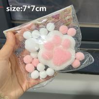 Soft Cat Paw Taba Squishy Fidget Toy Cute Cat Paws Squeeze Toys Slow Rebound Decompression Toy Anti Stress Adults Toys gray