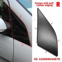 A1696903987 Car Rearview Triangle Cover Molding For Mercedes-Benz B-Class W245 W169 Car Door Mirrior Panel Trim A1696904087 Right gray