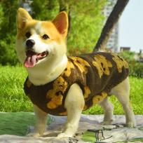 Warm Fleece Dog Vest Corgi Shiba Teddy Dachshund - Winter Pet Clothing Medium Dogs 2: Recommended for 7-9kg dogs, Chest 45cm