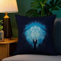 Warcrafts of World WWOW Game Pillow Case Plush Fabric Soft Double Sided Print Sofa Cushion Cover Throw Pillow Covers 30x30cm blue