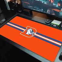 Denver Broncos Mouse Pad Large Gaming Table Cushion Nonslip Laptop Tablet Big Mousepad Xxl Mat Mini Pc Playmat With Lock Edge 30cmx60cm(11.8x23.6inch) gray
