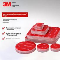 3M VHB™ Double-Sided Tape, Strong Adhesive, Traceless, Heat-Resistant, for ETC Use, Model 4910 Transparent, Length 35mm * Width 45mm, 5 Pieces