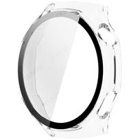 Case + Glass for Huawei Watch GT 7 Pro 46mm PC All-around Bumper Anti-scratch Protective Cover + Screen Protector Accessories 7 Clear Huawei GT7 Pro 46mm white