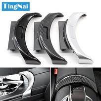 Centrinės konsolės pirštinių dėžutės jungiklio dangtelis, skirtas Mercedes BENZ C W205 C200 C250 C300 C400 GLC W253 GLC200 300 A2056803407 Silver 210mm black